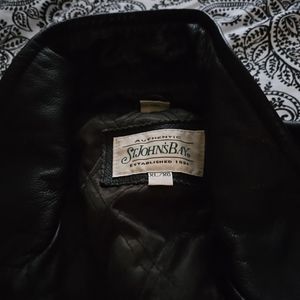 St. Johns Bay Leather Jacket